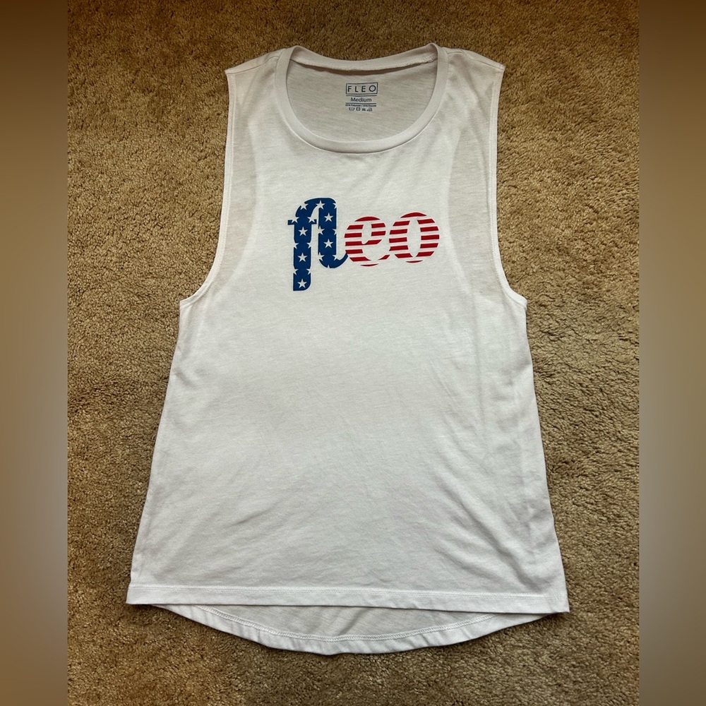 Fleo USA Muscle Tank Size Medium